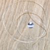 Perle 6mm argent 925 + Fil élastique | Kit de création