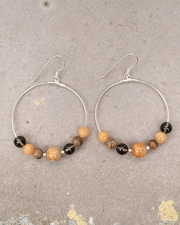 Calcite & Quartz fumé | Modèle VEENA – Image 2