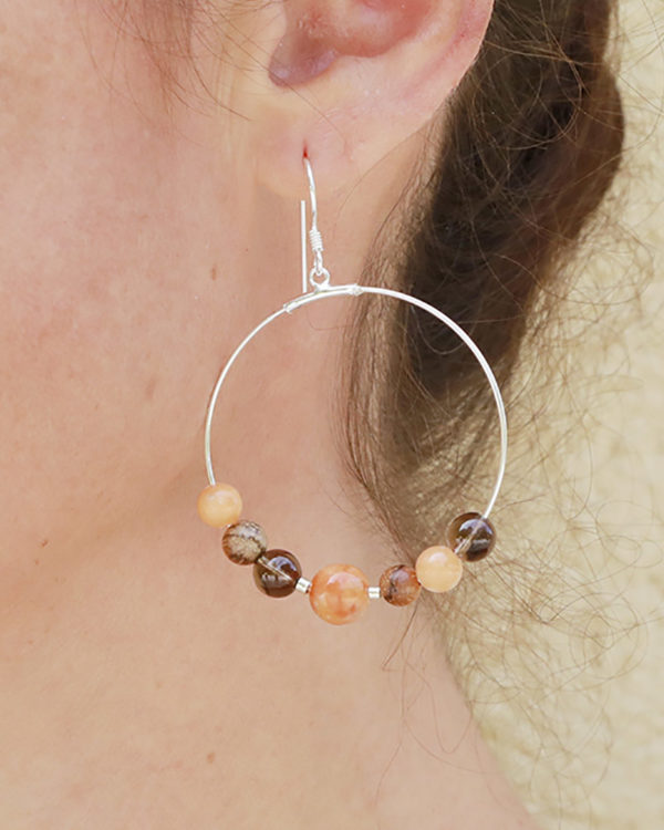 Calcite & Quartz fumé | Modèle VEENA