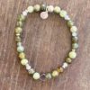 Grenat vert & Labradorite