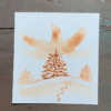 Carte sapins | aquarelle originale