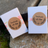 Boucles d'oreilles "Quartz rose & Serpentine" | Papier japonais – Image 3