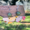 Boucles d'oreilles "Citrine & Lapis lazuli" | Papier japonais – Image 11