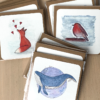 Carte (+ enveloppe kraft) | Rouge-gorge – Image 3