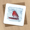 Carte (+ enveloppe kraft) | Rouge-gorge