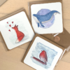 Carte (+ enveloppe kraft) | Rouge-gorge – Image 4