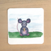 Carte (+ enveloppe kraft) | Souris – Image 2
