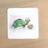 Carte (+ enveloppe kraft) | Tortue – Image 2
