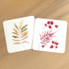 Carte (+ enveloppe kraft) | Feuillage doré – Image 3