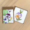 Lot de 2 Cartes (+ enveloppe kraft) | Pensées