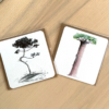 Carte (+ enveloppe kraft) | Arbre japonais – Image 3