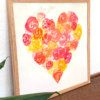 Coeur de roses | aquarelle originale – Image 3