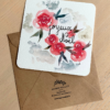 Carte (+ enveloppe kraft) | Joyeux Noël en fleurs