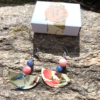 Boucles d'oreilles "Magnésite" | Papier japonais – Image 11