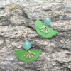 Boucles d'oreilles "Magnésite" | Papier japonais – Image 22