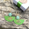 Boucles d'oreilles "Magnésite" | Papier japonais – Image 6