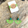 Boucles d'oreilles "Magnésite" | Papier japonais – Image 4