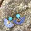 Boucles d'oreilles "Magnésite" | Papier japonais – Image 26
