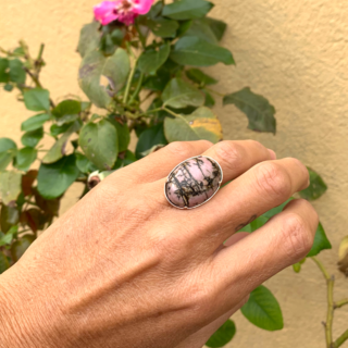 bague Rhodonite