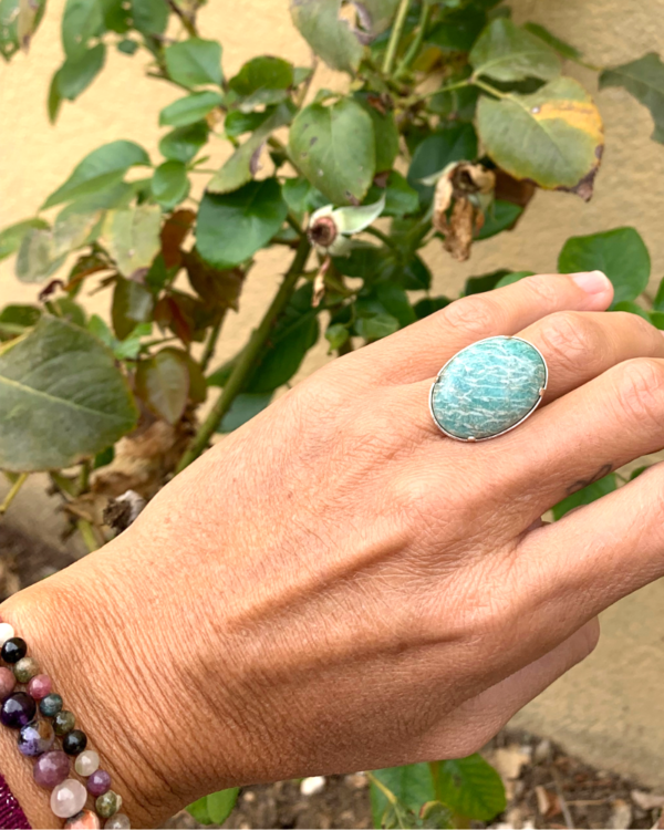 bague Amazonite