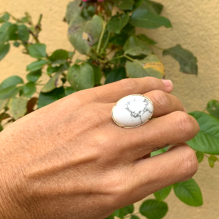 bague Howlite