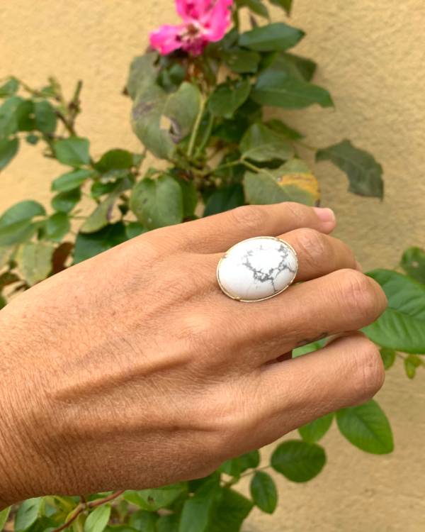 bague Howlite