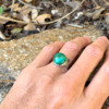 Malachite | Bague forme ronde