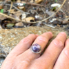 Lépidolite | Bague forme ronde