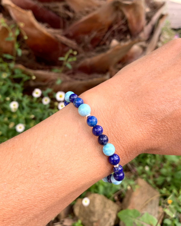 Lapis lazuli & Larimar | Femme