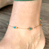 Chaîne de cheville "Bracelet Tibétain" | Chaîne de cheville