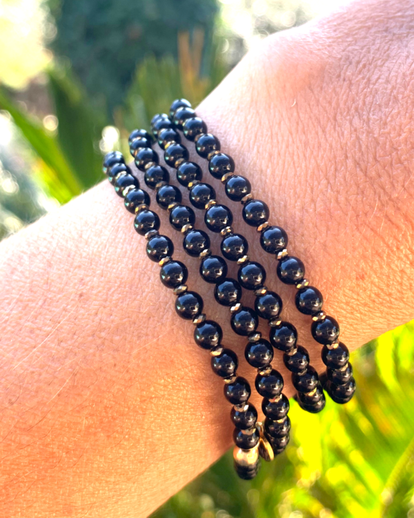 Agate noire | BRACELET/COLLIER