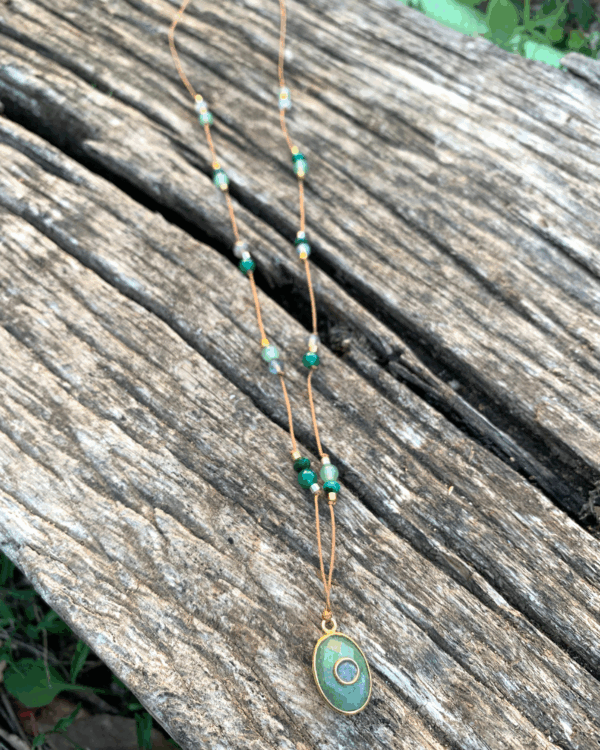 Aventurine & Labradorite | Collier Tibétain – Image 2