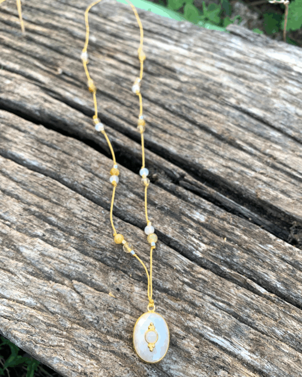 Pierre de lune | Collier Tibétain – Image 2