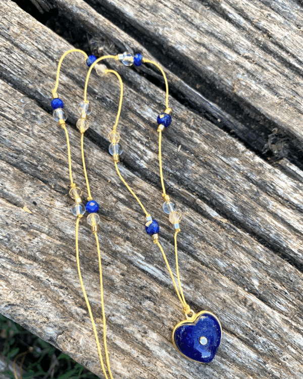 Lapis lazuli | Collier Tibétain