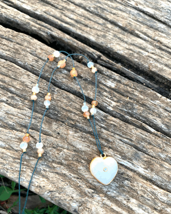 Pierre de lune | Collier Tibétain