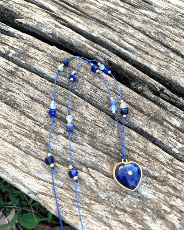 Sodalite | Collier Tibétain