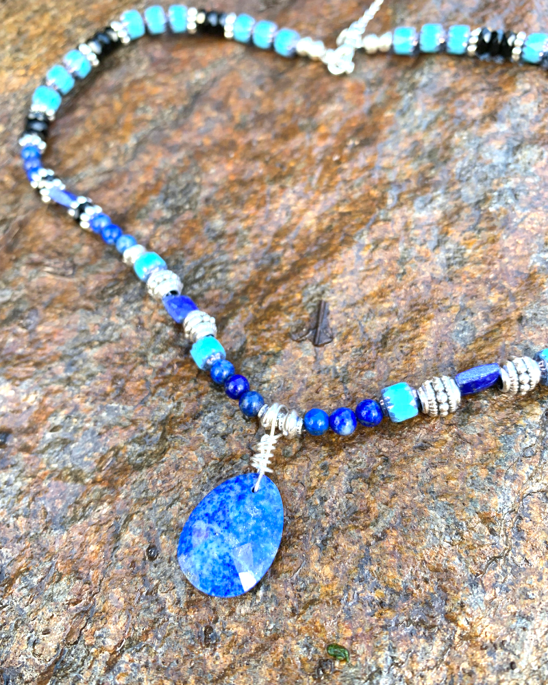Lapis-lazuli | Collier AMAYA